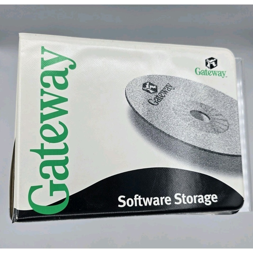 Gateway Software Storage Binder CD Holder, Original Vintage,‎ Binder Only